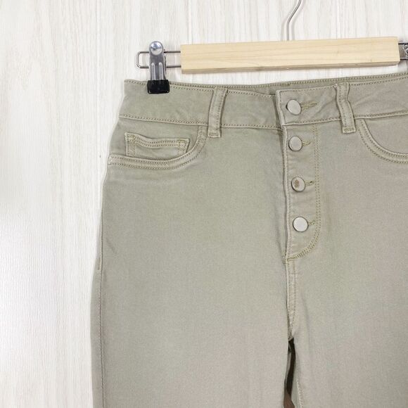 DL1961 | High Rise Skinny Seagrass Farrow Cropped - Picture 3 of 9